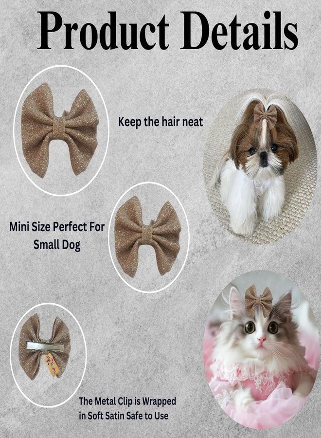 ويستيرن إرا مشبك شعر لامع للكلاب بتصميم مستوحى من العصر الغربي | إكسسوار أنيق ولامع للحيوانات الأليفة الصغيرة والمتوسطة والكبيرة | تثبيت محكم | مناسب للعناية الشخصية، وجلسات التصوير، وأعياد الميلاد، والمناسبات | لون وردي فاتح عصري - Image 3